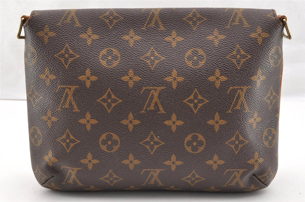 Authentic Louis Vuitton Monogram Musette Tango Shoulder Bag M51257 LV Junk 6088I