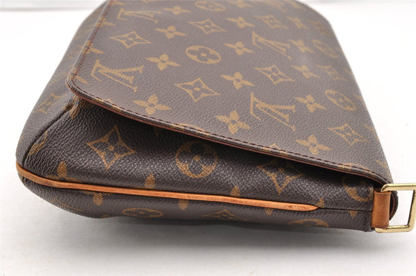 Authentic Louis Vuitton Monogram Musette Tango Shoulder Bag M51257 LV Junk 6088I