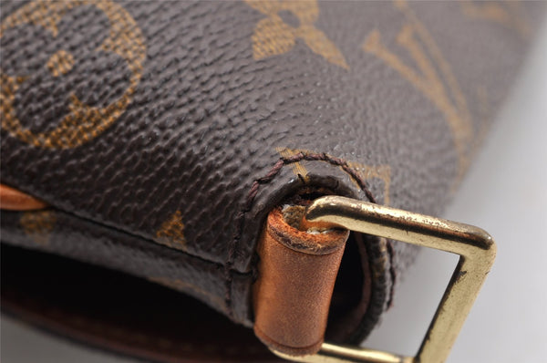 Authentic Louis Vuitton Monogram Musette Tango Shoulder Bag M51257 LV Junk 6088I