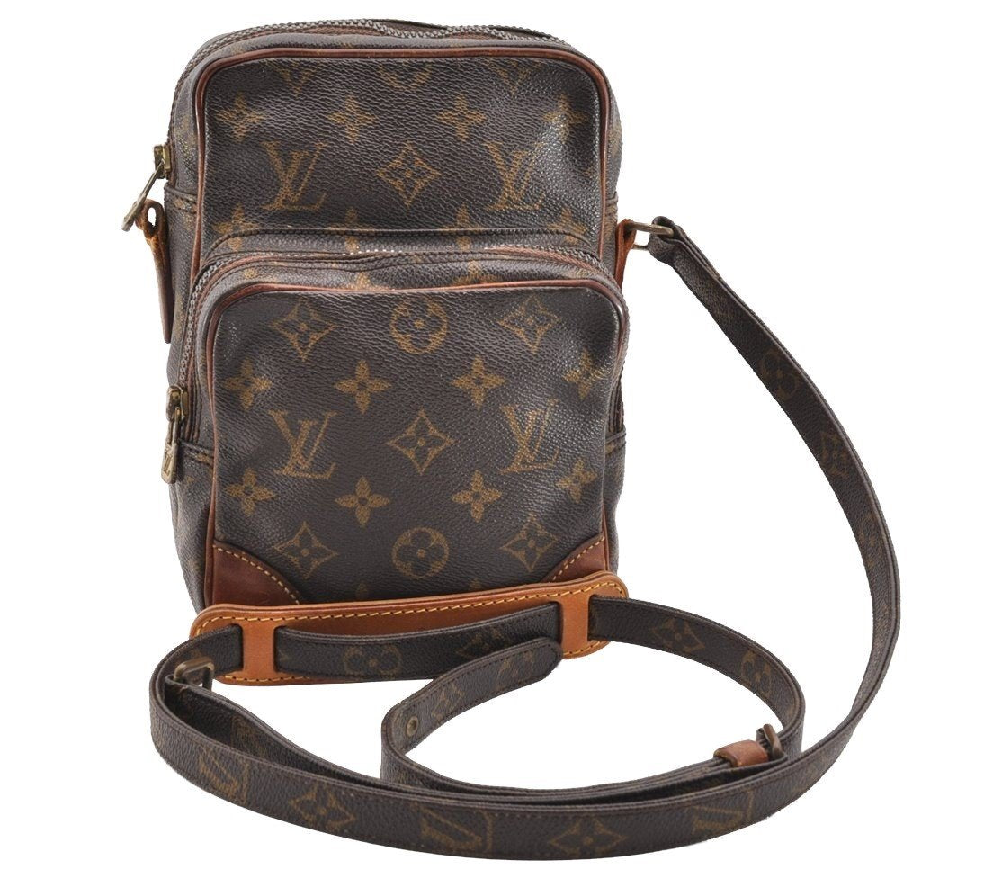 Authentic Louis Vuitton Monogram Amazone Shoulder Cross Bag M45236 LV Junk 6089I