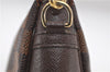 Authentic Louis Vuitton Damier Trousse Makeup Hand Bag Pouch N51982 LV 6090D