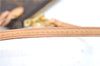 Authentic Louis Vuitton Monogram Neverfull Pouch Purse Clutch Bag Yellow 6090E