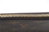 Authentic Louis Vuitton Monogram Neverfull Pouch Purse Clutch Bag Yellow 6090E