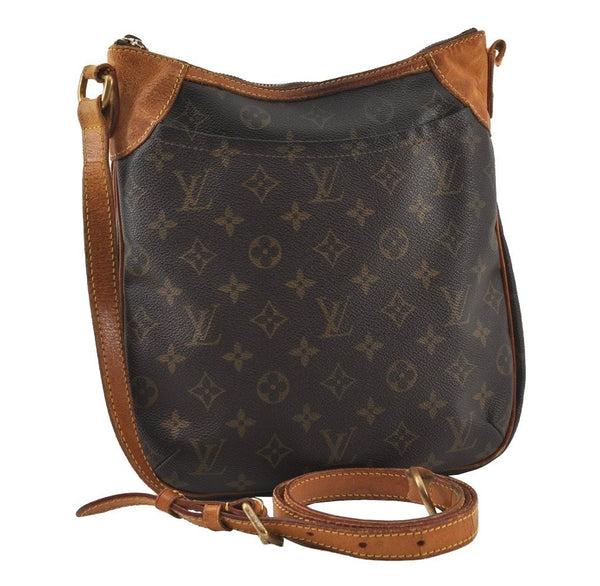 Authentic Louis Vuitton Monogram Odeon PM Shoulder Cross Bag M56390 Junk 6090I