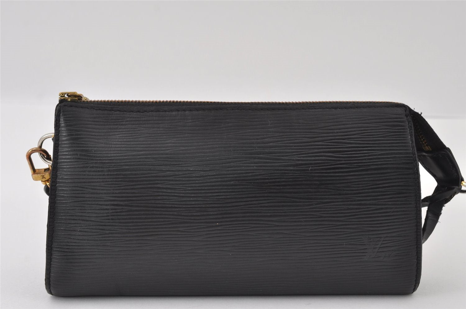 Authentic Louis Vuitton Epi Pochette Accessoires Pouch Black M52952 LV 6091I