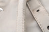 Authentic PRADA Leather Shoulder Tote Bag Purse Ivory 6092C