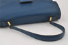 Authentic Louis Vuitton Epi Concorde Hand Bag Purse Blue M52135 LV 6092I