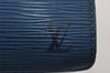 Authentic Louis Vuitton Epi Concorde Hand Bag Purse Blue M52135 LV 6092I