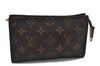 Authentic LOUIS VUITTON Monogram Pouch For Bucket PM LV Junk 6093C