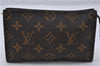 Authentic LOUIS VUITTON Monogram Pouch For Bucket PM LV Junk 6093C