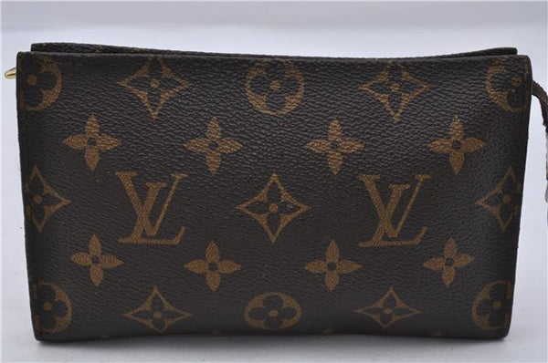 Authentic LOUIS VUITTON Monogram Pouch For Bucket PM LV Junk 6093C