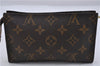Authentic LOUIS VUITTON Monogram Pouch For Bucket PM LV Junk 6093C