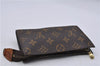 Authentic LOUIS VUITTON Monogram Pouch For Bucket PM LV Junk 6093C