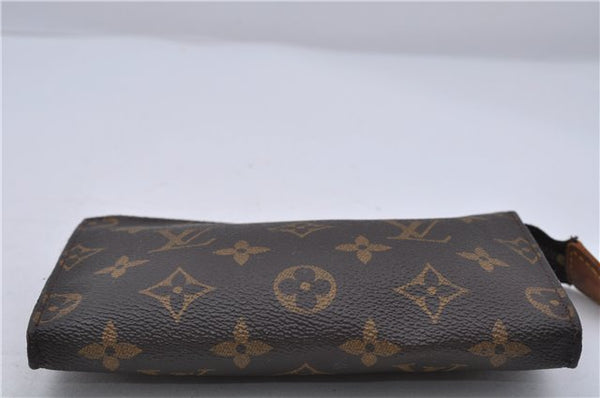 Authentic LOUIS VUITTON Monogram Pouch For Bucket PM LV Junk 6093C