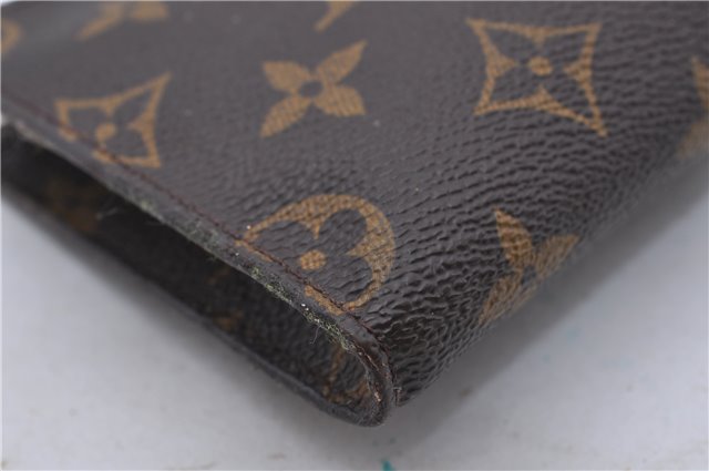 Authentic LOUIS VUITTON Monogram Pouch For Bucket PM LV Junk 6093C