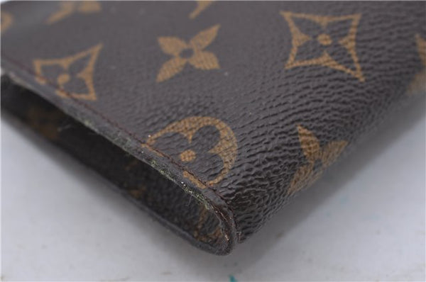Authentic LOUIS VUITTON Monogram Pouch For Bucket PM LV Junk 6093C