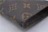 Authentic LOUIS VUITTON Monogram Pouch For Bucket PM LV Junk 6093C