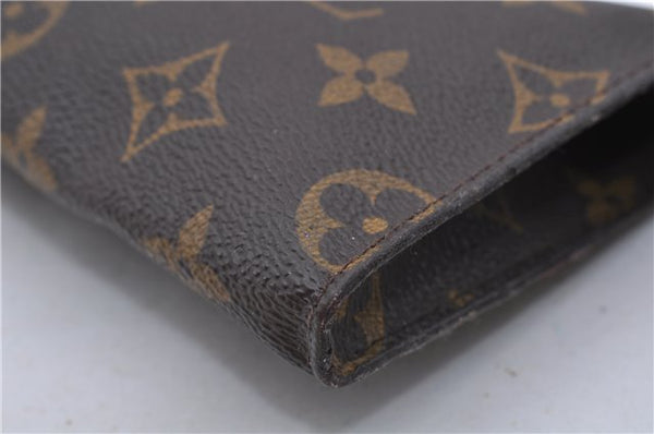 Authentic LOUIS VUITTON Monogram Pouch For Bucket PM LV Junk 6093C