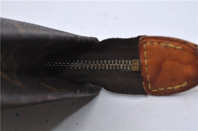 Authentic LOUIS VUITTON Monogram Pouch For Bucket PM LV Junk 6093C