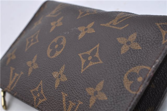 Authentic LOUIS VUITTON Monogram Pouch For Bucket PM LV Junk 6093C