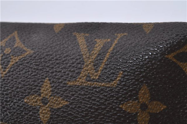 Authentic LOUIS VUITTON Monogram Pouch For Bucket PM LV Junk 6093C