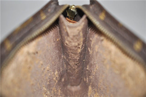 Authentic LOUIS VUITTON Monogram Pouch For Bucket PM LV Junk 6093C