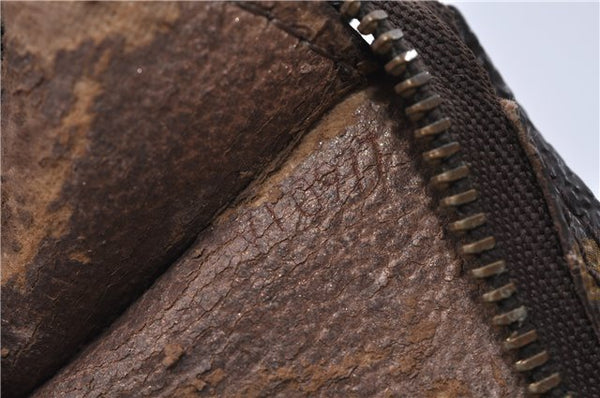 Authentic LOUIS VUITTON Monogram Pouch For Bucket PM LV Junk 6093C