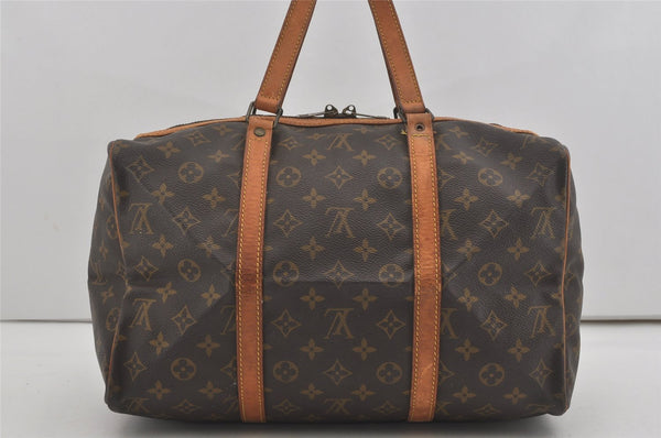 Authentic Louis Vuitton Monogram Sac Souple 35 Hand Boston Bag M41626 LV 6093I