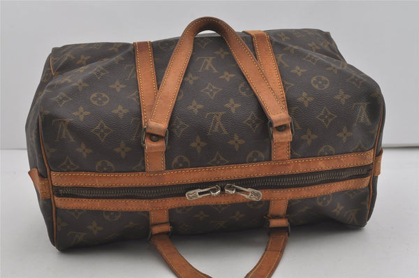 Authentic Louis Vuitton Monogram Sac Souple 35 Hand Boston Bag M41626 LV 6093I