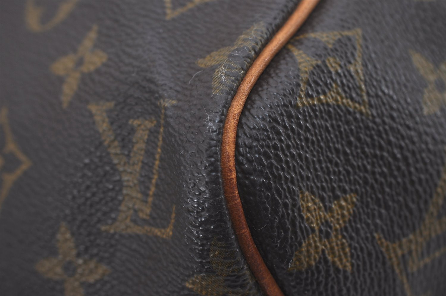 Authentic Louis Vuitton Monogram Sac Souple 35 Hand Boston Bag M41626 LV 6093I
