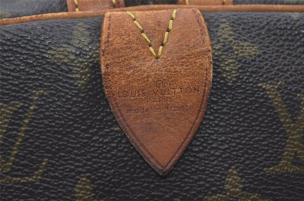 Authentic Louis Vuitton Monogram Sac Souple 35 Hand Boston Bag M41626 LV 6093I