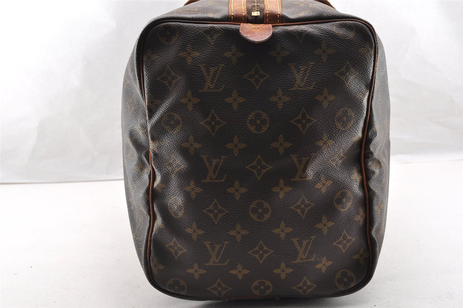 Authentic Louis Vuitton Monogram Sac Souple 45 Hand Boston Bag M41624 LV 6094I