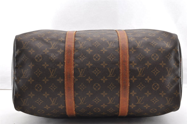 Authentic Louis Vuitton Monogram Sac Souple 45 Hand Boston Bag M41624 LV 6094I