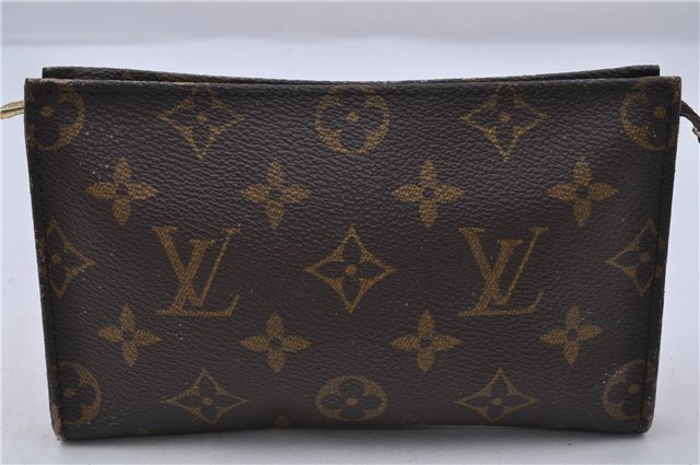 Authentic LOUIS VUITTON Monogram Pouch For Bucket PM LV 6095C