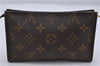 Authentic LOUIS VUITTON Monogram Pouch For Bucket PM LV 6095C