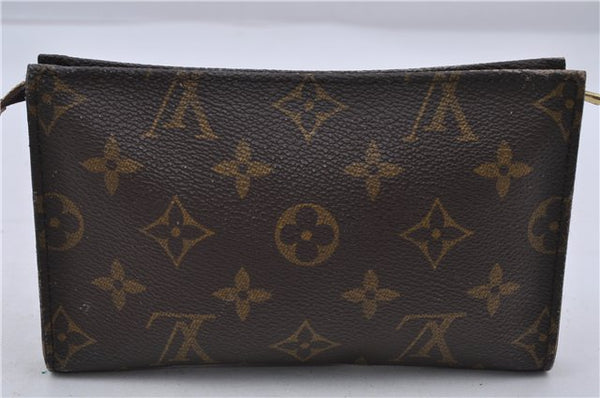 Authentic LOUIS VUITTON Monogram Pouch For Bucket PM LV 6095C