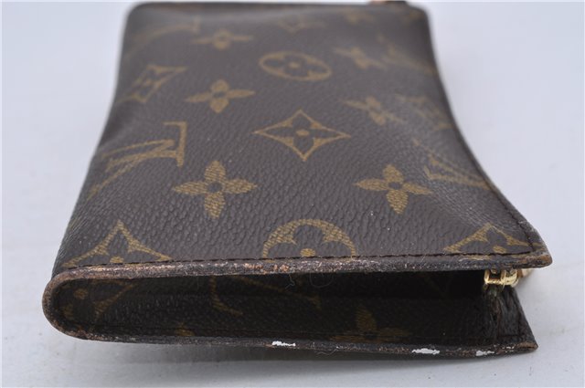 Authentic LOUIS VUITTON Monogram Pouch For Bucket PM LV 6095C