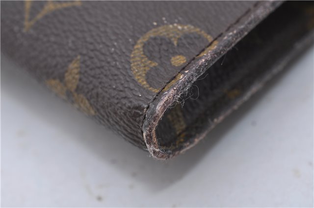 Authentic LOUIS VUITTON Monogram Pouch For Bucket PM LV 6095C