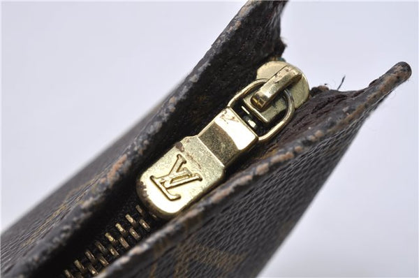 Authentic LOUIS VUITTON Monogram Pouch For Bucket PM LV 6095C
