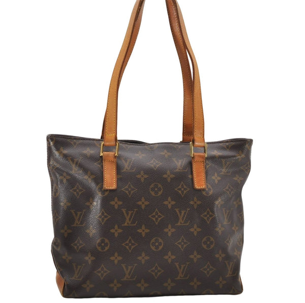 Authentic Louis Vuitton Monogram Cabas Piano Tote Bag M51148 LV Junk 6096D