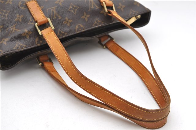 Authentic Louis Vuitton Monogram Cabas Piano Tote Bag M51148 LV Junk 6096D