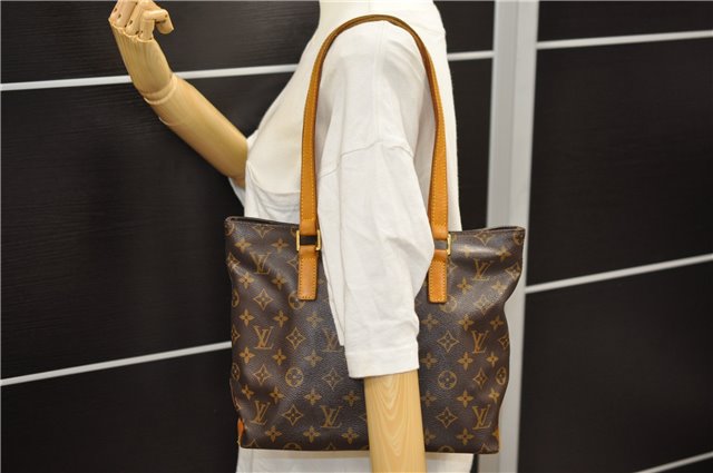 Authentic Louis Vuitton Monogram Cabas Piano Tote Bag M51148 LV Junk 6096D