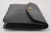 Authentic Louis Vuitton Epi Montaigne 23 Clutch Hand Bag Black M52662 LV 6096I
