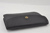 Authentic Louis Vuitton Epi Montaigne 23 Clutch Hand Bag Black M52662 LV 6096I