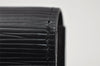 Authentic Louis Vuitton Epi Montaigne 23 Clutch Hand Bag Black M52662 LV 6096I