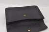 Authentic Louis Vuitton Epi Montaigne 23 Clutch Hand Bag Black M52662 LV 6096I