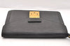 Authentic Louis Vuitton Epi Sellier Dragonne Clutch Bag Black M52612 LV 6097I