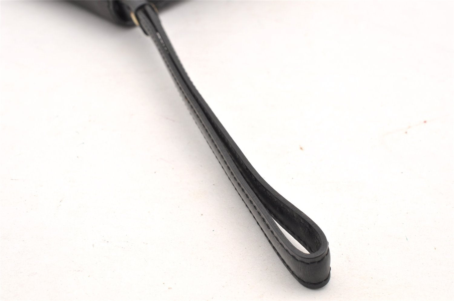 Authentic Louis Vuitton Epi Sellier Dragonne Clutch Bag Black M52612 LV 6097I