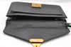 Authentic Louis Vuitton Epi Sellier Dragonne Clutch Bag Black M52612 LV 6097I
