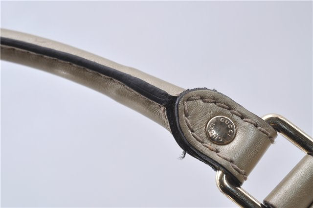 Authentic GUCCI Sukey Shoulder Tote Bag GG Canvas Leather 211944 Brown  6098D